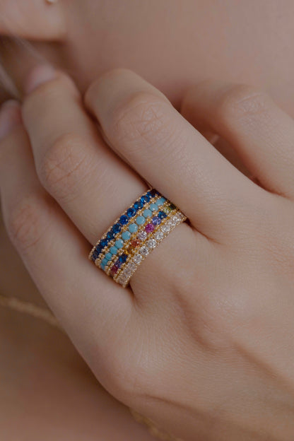 Anillo sin fin 8.9gr / Talla 6 1/4 Oro Amarillo Nac M