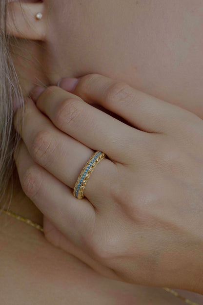 Anillo sin fin 4.45gr / Talla 6 1/4 Oro Amarillo Nac M
