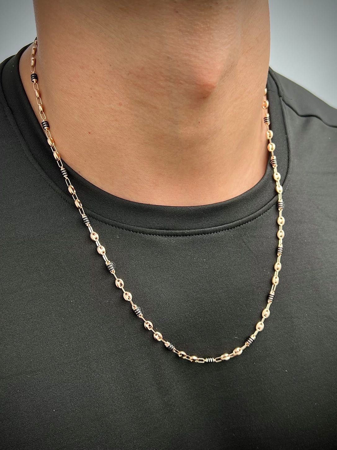 Cadena rustica gc 9.1gr / Largo 60cm / Oro Rosado (Joya) B